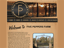 Tablet Screenshot of fivepeppersfarm.com